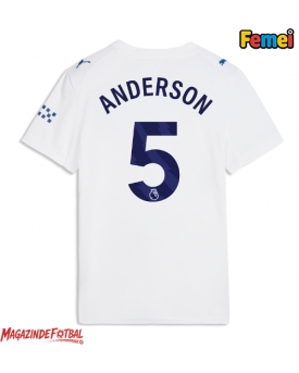 Manchester City Elliot Anderson #5 Tricou Fotbal Replică 2026-27 Femei Treilea Manchester City Elliot Anderson #5 Tricou Fotbal Replică 2026-27 Femei Treilea